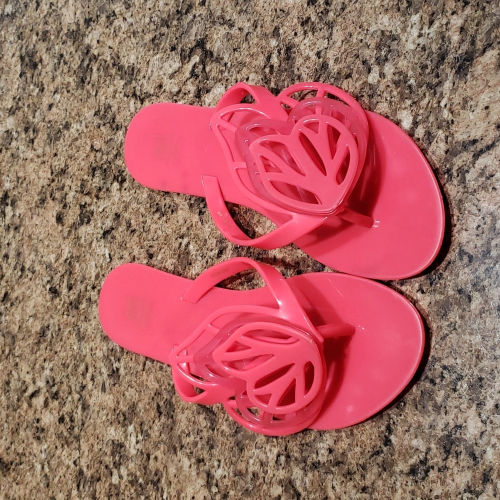 Mel by melissa pink butterfly wing sandal 3